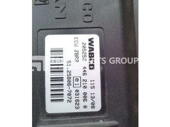 وحدة إي سي يو - شاحنة MAN TGA, TGX, ECU central on-board computer ZBR, ZBR2, 81258067072, control unit: صورة 3