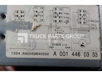 جهاز تسجيل السرعة - شاحنة Mercedes-Benz Tachograph, tacho , MAN, DAF, VOLVO, IVECO, TYPE 1324, VDO, KENZ: صورة 2