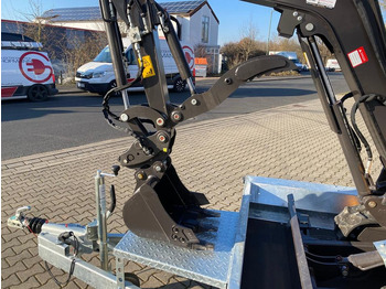 حفار صغير, مقطورة Minibagger BK2000NKSR + Tieflader + Zubehör *INKL.19% MWST*BERGER KRAUS*KUBOTA* KLIMA*SCHWENKARM*VERSTELLFAHRWERK*: صورة 5