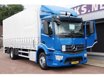 شاحنة صندوقية Mercedes-Benz Antos 1924L Huif + Klep Dhollandia 2000 KG Euro 6: صورة 2 شاحنة صندوقية Mercedes-Benz Antos 1924L Huif + Klep Dhollandia 2000 KG Euro 6: صورة 2