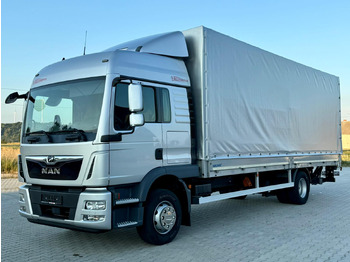 شاحنة ذات ستائر جانبية MAN TGM 12.250 / TGL / BURTO - FIRANKA / WINDA / 18 PALET / AUTOMAT: صورة 2