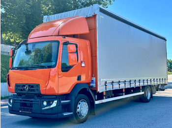 شاحنة ذات ستائر جانبية RENAULT D 18 / 280 / FIRANKA / WINDA / 8.6 M DŁUGOŚCI / 21 EUROPALET / NOWE OPONY / ŁADOWNOŚĆ 9.380 KG / AUTOMAT / SERWISOWANA / SPROWADZONA: صورة 2