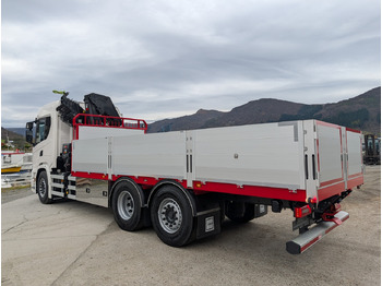شاحنات مسطحة, شاحنة كرين Scania G420 6x2 med HIAB 232-E5 Hipro og MCE påbygg: صورة 4