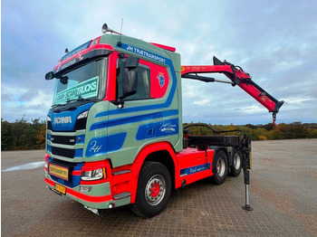 تأجير Scania R500 NGS Scania R500 inkl removable crane Palfinger 12 tons Scania R500 NGS Scania R500 inkl removable crane Palfinger 12 tons: صورة 1