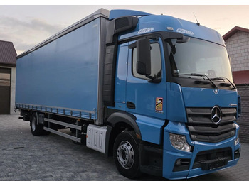 شاحنة ذات ستائر جانبية Mercedes-Benz ACTROS 1833 / FIRANKA/ WINDA / 22PALETY / 8760 ŁADOWNOŚĆ / AUTOMAT / DUŻY SILNIK  / SYPIALKA /: صورة 2