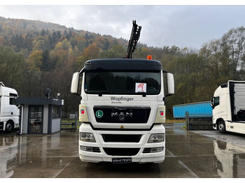 شاحنات مسطحة, شاحنة كرين MAN TGX 26.440 // 2009 // Palfinger PK 12001EH Radio // Oś skrętna i podnoszona //: صورة 2