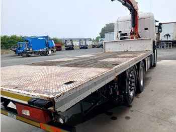 شاحنات مسطحة, شاحنة كرين SCANIA 410 6x2 Standard platform Truck: صورة 3