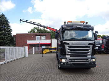 شاحنة كرين, شاحنات مسطحة Scania R620 V8 Pritsche +  PALFINGER  22002EH Kran: صورة 5