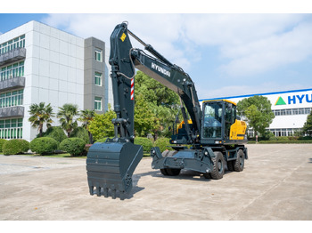 حفار ذو عجلات للبيع  HYUNDAI HW210: صورة 2