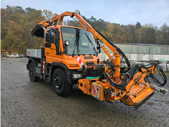 سيارة خدمات/ سيارة خاصة Unimog U400 2011 Bluetec 5 Mercedes-Benz 405 423 427 300 U 500 Mulag MKM Mähausleger Böschungsmäher Böschungsmulcher FME Dücker: صورة 2