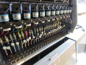 آلة الطباعة الرقمية GROSSFORMATDRUCKER AGFA JETI 3324 SL BASE SOLVENT RTR (roll to roll) 6C (DRUCKT AUF PLACHEN, PLANEN, STOFFBANNER & VERSCHIEDENE MATERIALIEN): صورة 4