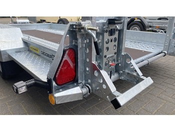 مقطورة لنقل المعدات للبيع  PRZYCZEPA LAWETA DO MINIKOPARKI BUDOWLANA  280x130 CM, DMC 2700 / CONSTRUCTION MINI EXCAVATOR TRANSPORTER TRAILER 280x130 CM, DMC 2700 KG: صورة 2