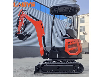 حفار صغير للبيع  LADYS Mini Excavator Digger Miniexcavadora EPA Kubota Engine Chinese LADYS DY18 Mini Excavator For Sale With Mini Excavator Attachment Set: صورة 3