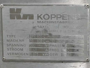 آلة الغذاء Koppens breading machine PR600C: صورة 5