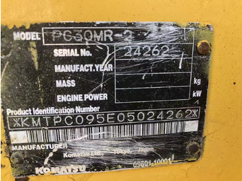 حفار صغير KOMATSU pc30MR: صورة 4