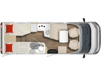 موتر هوم شبه متكامل للبيع  Bürstner B66 TD 690 G B 66 TD 690 Voll ausgestattet: صورة 2