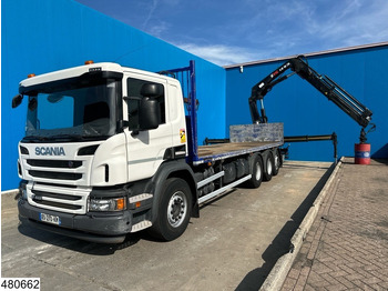 شاحنات مسطحة, شاحنة كرين Scania P 410 8x4, EURO 6, HIAB, Remote, Steeringaxle: صورة 5 شاحنات مسطحة, شاحنة كرين Scania P 410 8x4, EURO 6, HIAB, Remote, Steeringaxle: صورة 5