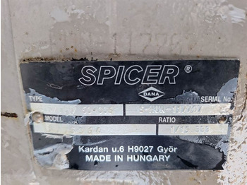 المحور و قطع الغيار - آلات الإنشاء Atlas 65-Spicer Dana 315/111/50-8006364-Axle/Achse/As: صورة 4 المحور و قطع الغيار - آلات الإنشاء Atlas 65-Spicer Dana 315/111/50-8006364-Axle/Achse/As: صورة 4