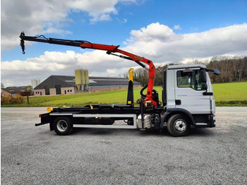 شاحنة برافعة خطافية, شاحنة كرين MAN TGL 12.250 Containersysteem Jimeca met kraan Palfinger PK4501: صورة 4