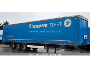 نصف مقطورة بستائر جانبية Krone SD 27 Planauflieger mit Edscha | ABS, EBS, XL: صورة 4