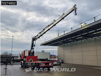 شاحنات مسطحة, شاحنة كرين Scania G450 8X2 NL-Truck Hiab X-HIPRO 1058EP-6 Kran Front stab Retarder Euro 6: صورة 2
