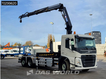 شاحنة برافعة خطافية, شاحنة كرين Volvo FM 430 FM 6X2 HMF 2320K-RCS Kran Crane + VDL S-21-6200 Lift + Steering Axle: صورة 3