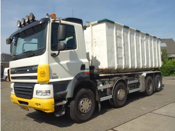 شاحنة - نظام الكابلات DAF CF 410 8X4 NCH CONTAINER SYSTEEM 32 TON 90 graden silo containers: صورة 3