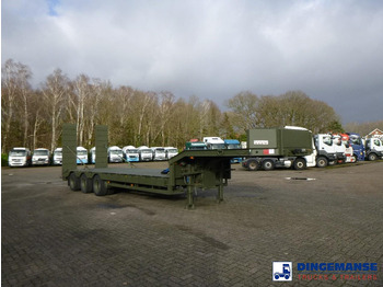 نصف مقطورة بلودر منخفض Broshuis 3-axle semi-lowbed trailer E-2130 / 73 t + ramps: صورة 2