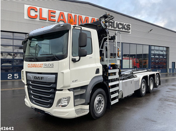 شاحنة برافعة خطافية, شاحنة كرين DAF FAQ CF 430 HMF 28 Tonmeter laadkraan: صورة 2
