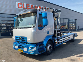 شاحنة برافعة خطافية, شاحنة كرين Renault D 240 Euro 6 HMF 10 Tonmeter laadkraan Just 66.850 km!: صورة 2