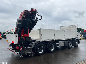 شاحنة كرين Scania G 450 8x4 Euro 6 Fassi 66 Tonmeter laadkraan + Fly-jib Just 176.555 Km!: صورة 5