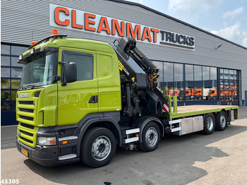 شاحنة كرين Scania R 420 8x2 manual Palfinger 85 Tonmeter laadkraan + Fly-Jib: صورة 2