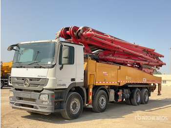 مضخة خرسانة 2019 Mercedes Benz Actros 4144 2019 Sany SYM5449THB 56 m on 8x ... Concrete Pump Truck: صورة 2 مضخة خرسانة 2019 Mercedes Benz Actros 4144 2019 Sany SYM5449THB 56 m on 8x ... Concrete Pump Truck: صورة 2