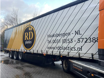 نصف مقطورة بستائر جانبية Schmitz Cargobull S01 Mega Liftachse Hubdach/Hefdak Top condition: صورة 3
