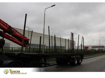 نصف مقطورة اخشاب