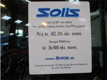 جرار Solis 26 HST Snow Edition med frontlift, front PTO, Thyr: صورة 5