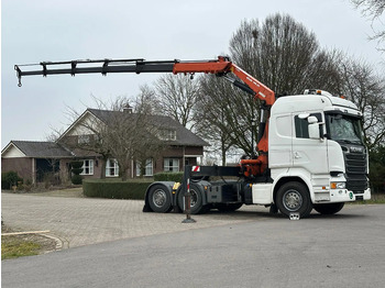 رأس تريلا Scania R450 6x2!!EURO6!! KRAN ATLAS 19TM!! TOP!!RADIO REMOTE!: صورة 3