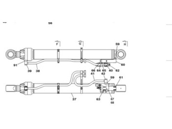 أسطوانة هيدروليكية CASE