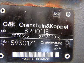 مضخة هيدروليكية O&K