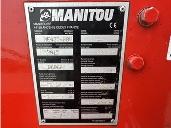 رافعة شوكية كهربائية Manitou ME425-80V 2.5 ton Triplex Freelift Sideshift Elektra Heftruck: صورة 3