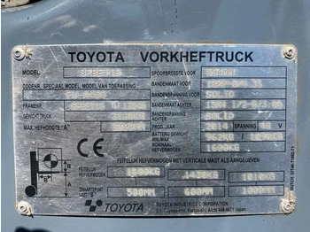 رافعة شوكية كهربائية Toyota Traigo 16 1.6 ton Duplex Freelift Elektra Heftruck: صورة 4