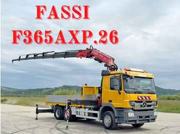 تأجير  Mercedes-Benz ACTROS 2646 * FASSI F365AXP.26 + FUNK * 6x4 Mercedes-Benz ACTROS 2646 * FASSI F365AXP.26 + FUNK * 6x4: صورة 1