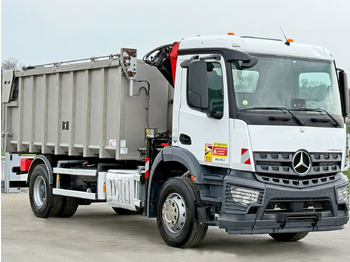 شاحنة قلاب, شاحنة كرين Mercedes-Benz AROCS 1830* KIPPER 5,00m * PK 7.501 SLD A + FUNK: صورة 4