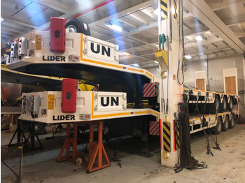 نصف مقطورة بلودر منخفض لنقل المعدات الثقيلة للبيع  LIDER 2025  READY IN STOCK 50 TONS CAPACITY LOWBED: صورة 2