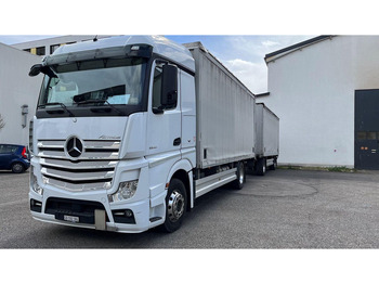 شاحنة ذات ستائر جانبية MERCEDES-BENZ Actros 1845