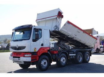 تأجير Renault KERAX 480 / 8x4 / WYWROTKA / HYDROBURTA / HYDROKLAPA / BORDMATIC Renault KERAX 480 / 8x4 / WYWROTKA / HYDROBURTA / HYDROKLAPA / BORDMATIC: صورة 1