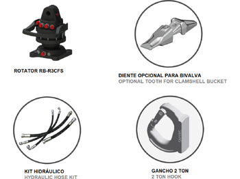 تأجير Clamshell buckets withouth side-wall BV-MR 125 Clamshell buckets withouth side-wall BV-MR 125: صورة 4