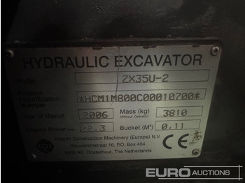 حفار صغير HITACHI ZX35