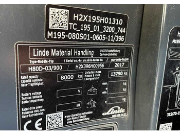 تأجير  Linde H80D-03/900 Linde H80D-03/900: صورة 5