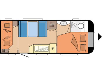 كرفان سحب HOBBY DE LUXE 540 KMFe